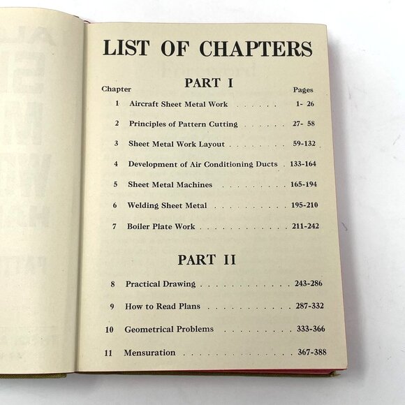 Vintage Audel's Sheet Metal Workers Handy Book 1948 Pattern Layout - Picture 8 of 13